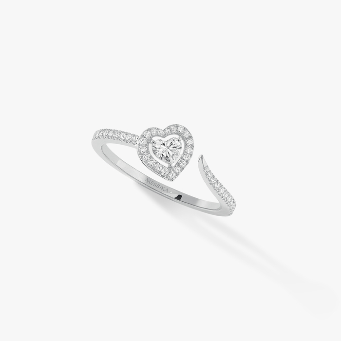 Joy Cœur 0.15-carat Diamond Pavé  White Gold For Her Diamond Ring 11438-WG