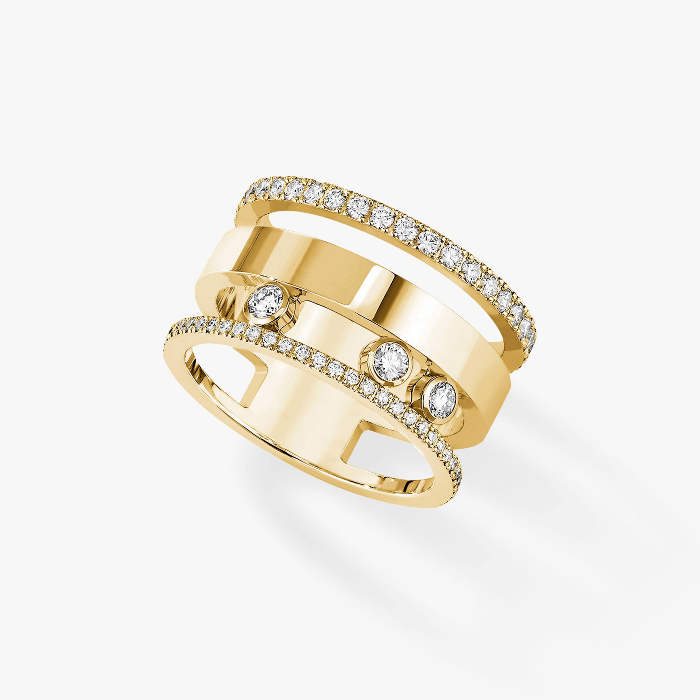 Move Romane LM Yellow Gold For Her Diamond Ring 06659-YG