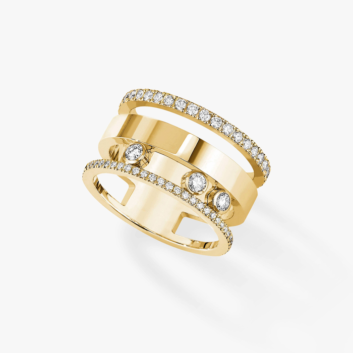 Move Romane GM Für sie Diamant Ring Gelbgold 06659-YG