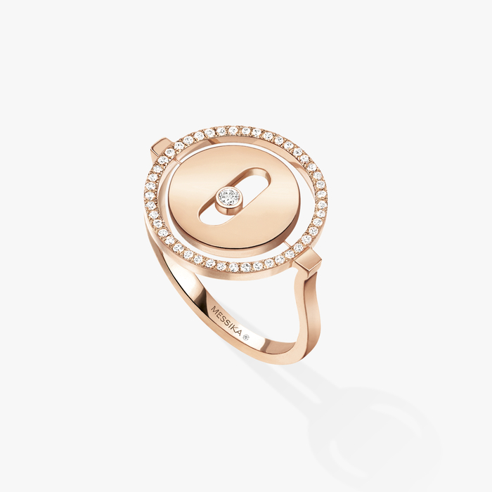 Lucky Move SM Pink Gold For Her Diamond Ring 07470-PG