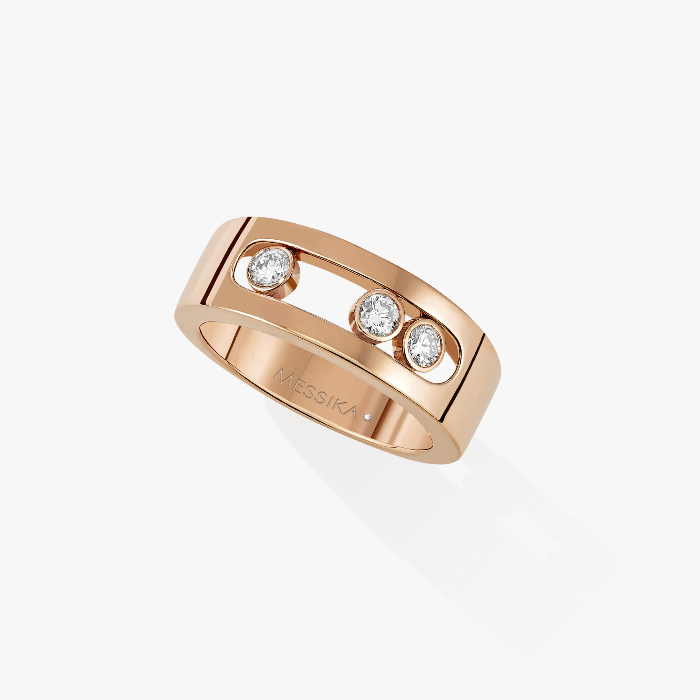 Кольцо Для нее Розовое золото Бриллиантами Move Joaillerie PM 04704-PG