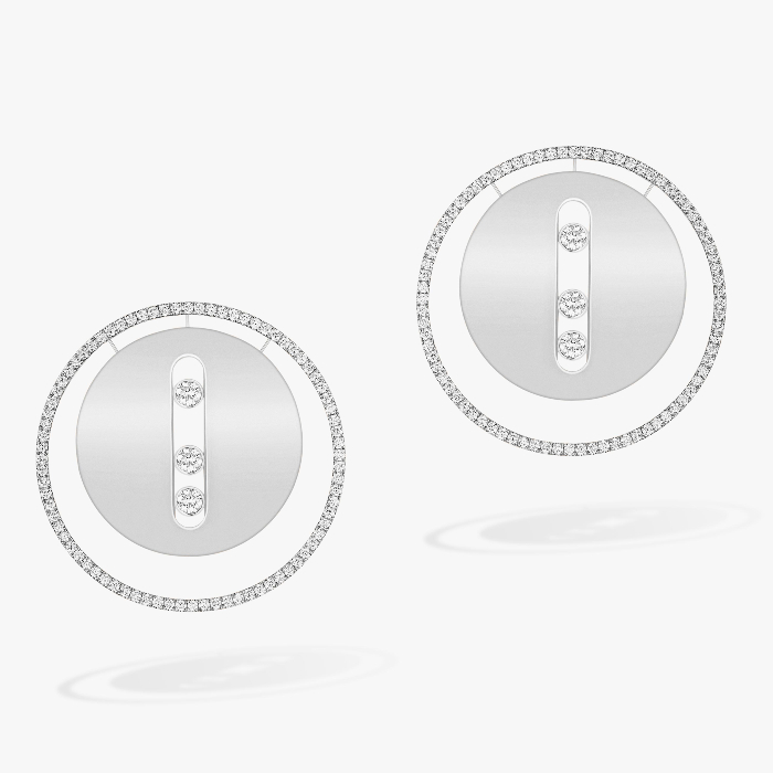 Lucky Move LM White Gold For Her Diamond Earrings 10818-WG