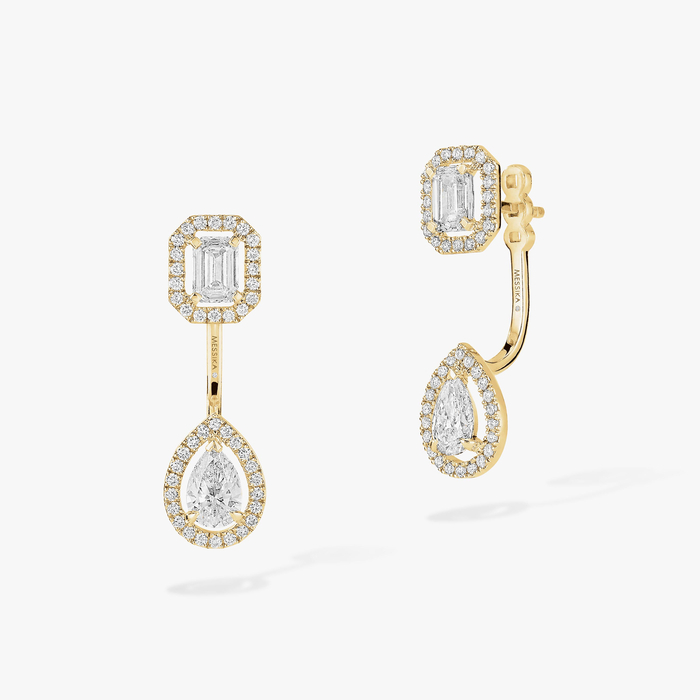 Boucles d'oreilles Femme Or Jaune Diamant My Twin Toi & Moi 0,30ct x2 06505-YG