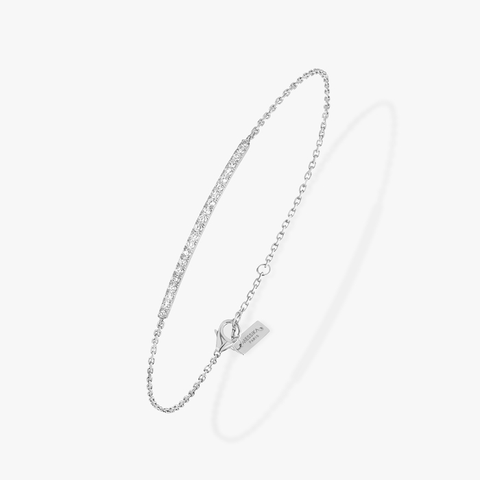 Gatsby Bar White Gold For Her Diamond Bracelet 05446-WG