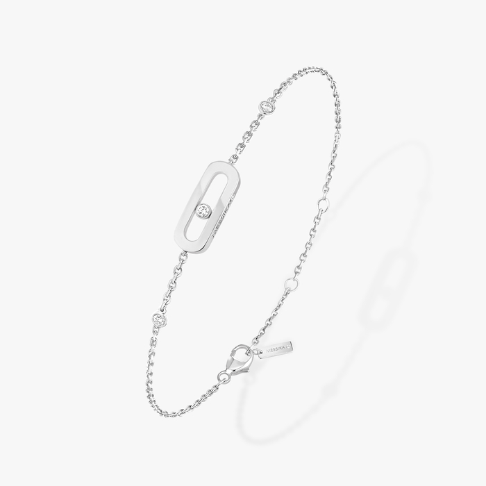 Bracelet For Her White Gold Diamond Move Uno Bracelet 10051-WG