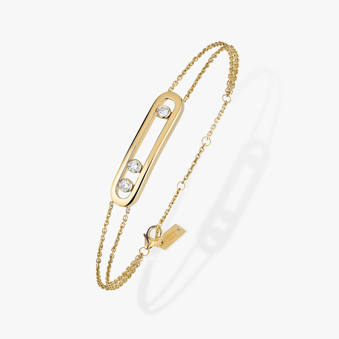 Bracelet Femme Or Jaune Diamant Move Classique 03996-YG