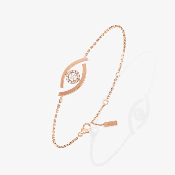 Lucky Eye Rose Gold For Her Diamond Bracelet 10034-PG