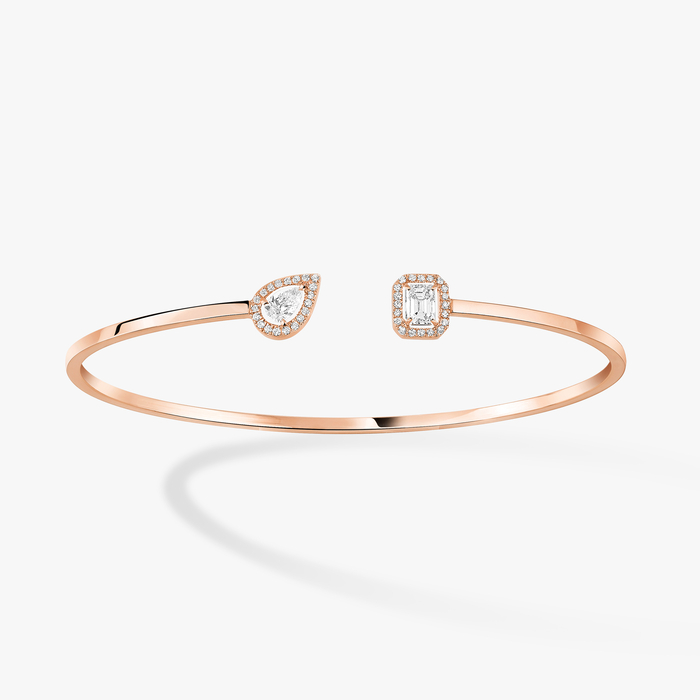 My Twin Toi & Moi Diamant-Armreif 0,15kt x2 Für sie Diamant Armband Roségold 07222-PG