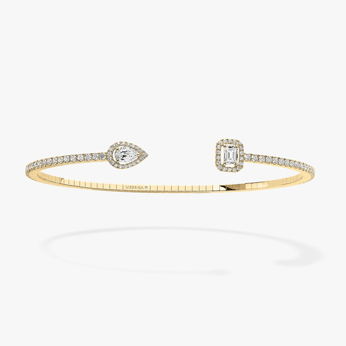 My Twin Skinny 0.15ct x2 Yellow Gold For Her Diamond Bracelet 06161-YG