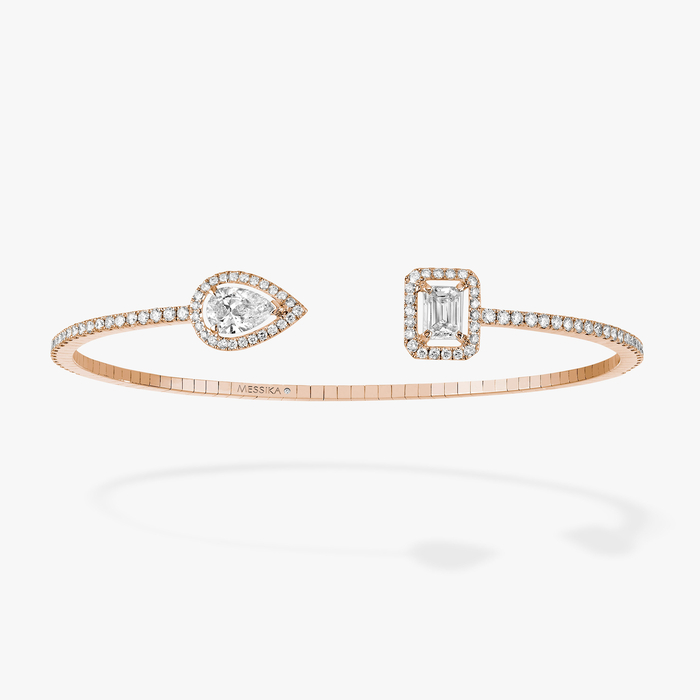 My Twin Skinny 0.40ct x2 Pink Gold For Her Diamond Bracelet 06492-PG