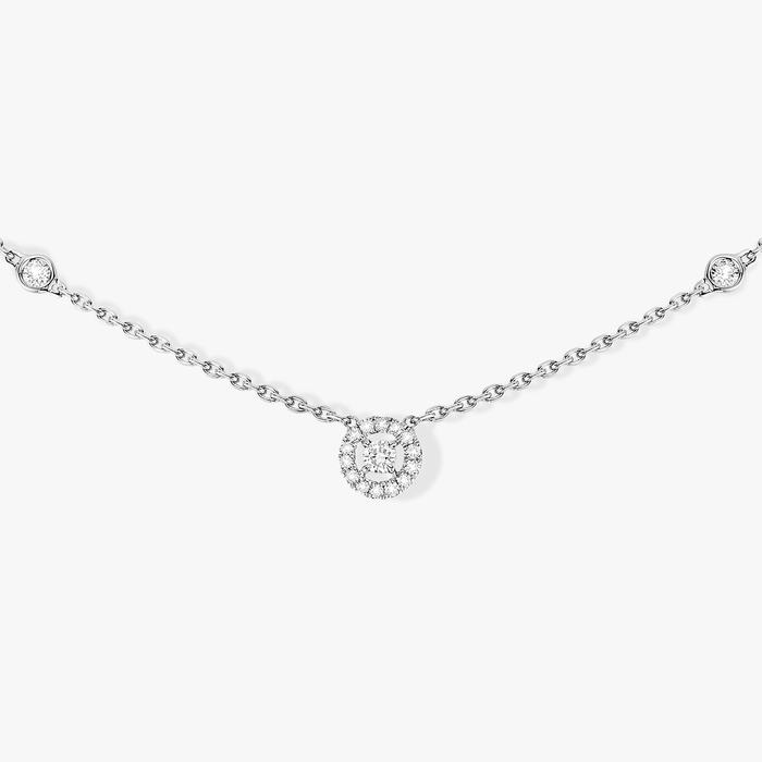 Collier Femme Or Blanc Diamant Joy XS 05370-WG