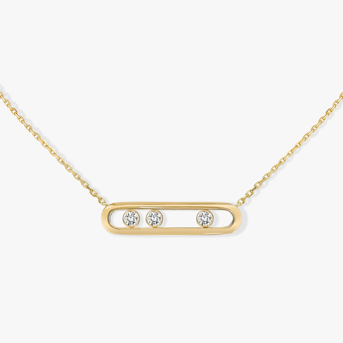 Necklace For Her Yellow Gold Diamond Move 03997-YG