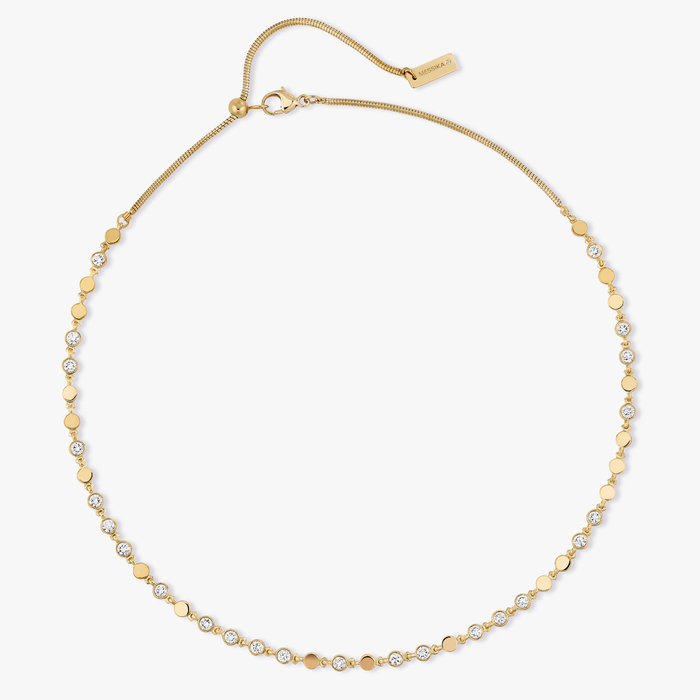 D-Vibes SM Yellow Gold For Her Diamond Necklace 12351-YG