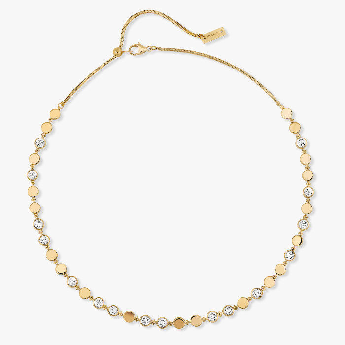Collier Femme Or Jaune Diamant Collier D-Vibes MM 12483-YG
