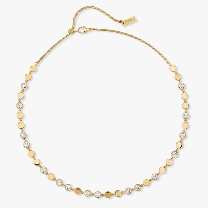 Collier Femme Or Jaune Diamant D-Vibes MM 12483-YG