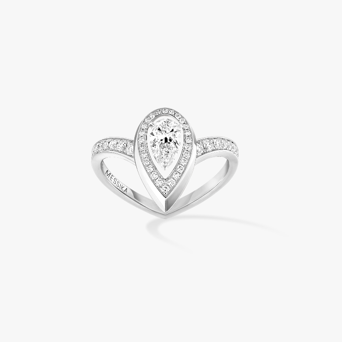Fiery 0.30ct White Gold For Her Diamond Ring 12331-WG