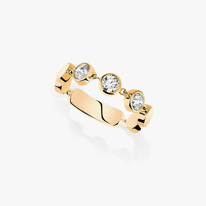 D-Vibes MM Für sie Diamant Ring Gelbgold 12991-YG