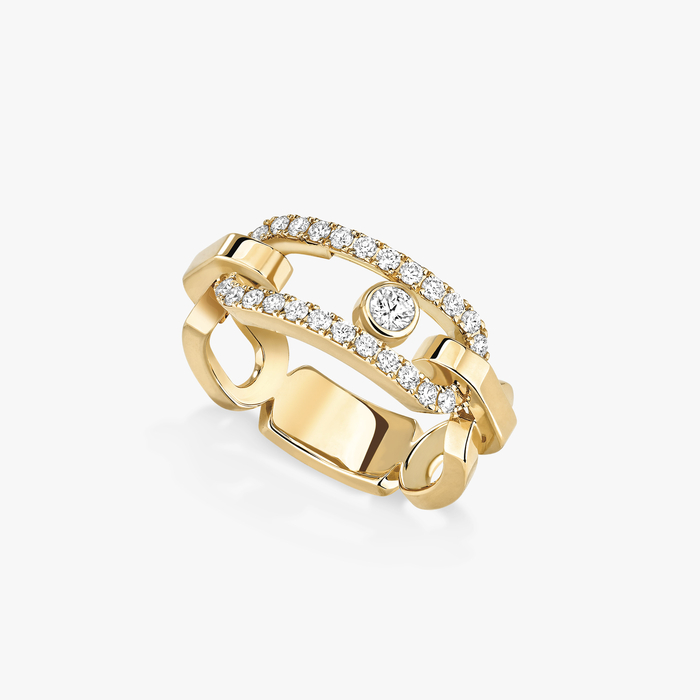 Anillo Mujer Oro amarillo Diamante Move Link 12728-YG