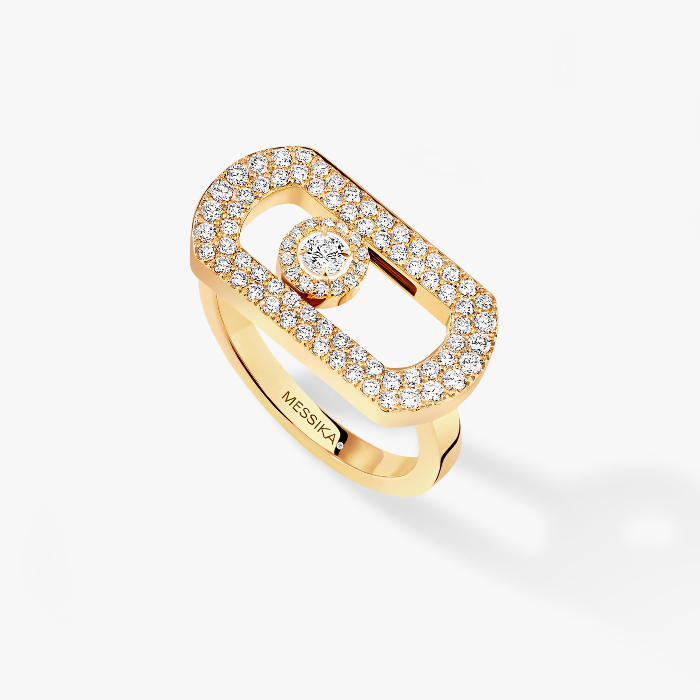 So Move Pavé Yellow Gold For Her Diamond Ring 12937-YG
