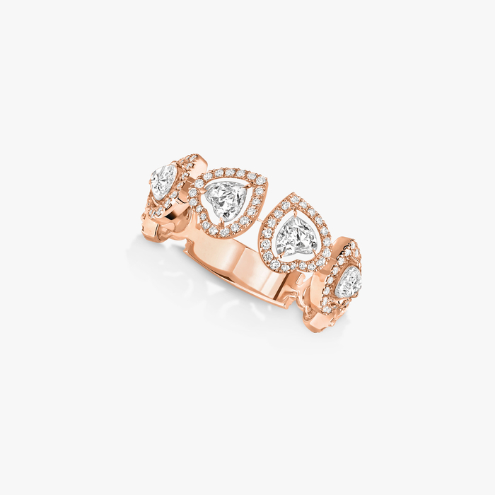 Joy Cœur Multi Diamant-Ehering Für sie Diamant Ring Roségold 12471-PG