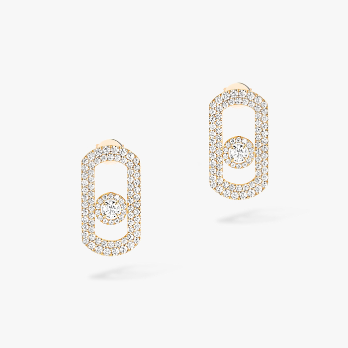 So Move Pavé Yellow Gold For Her Diamond Earrings 12931-YG