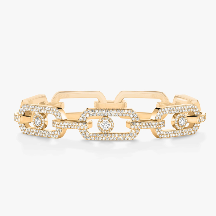 So Move XL Mit Diamanten ausgefasst Für sie Diamant Armband Gelbgold 12942-YG