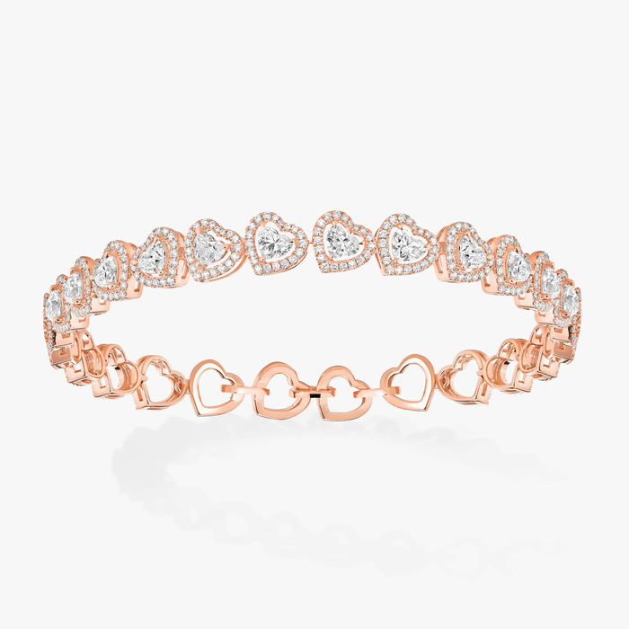 Joy Cœur Multi Diamantreihen-Armband Für sie Diamant Armband Roségold 12748-PG