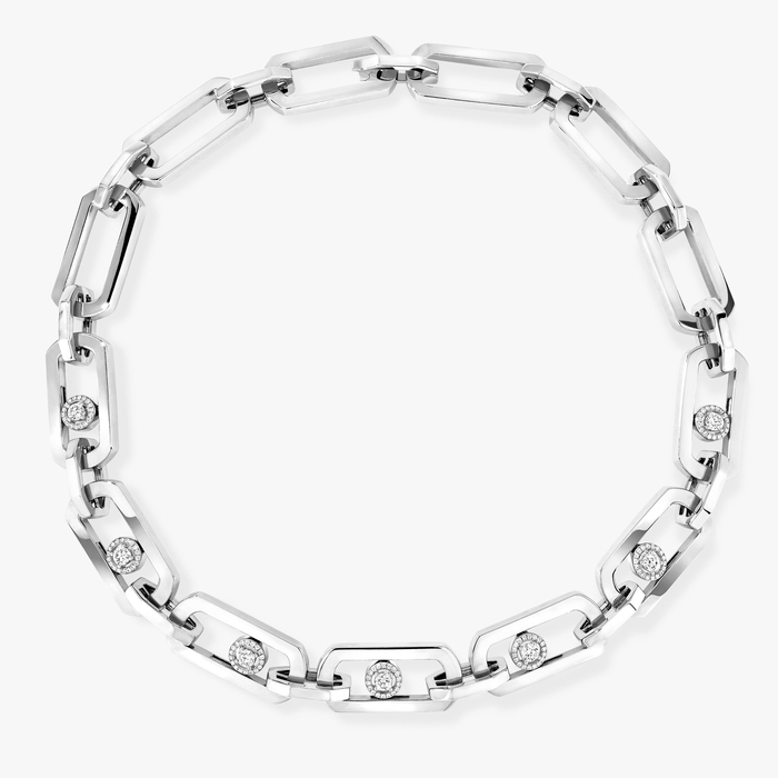 Collier Femme Or Blanc Diamant So Move XL 13080-WG