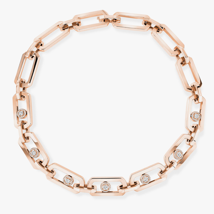 So Move XL Für sie Diamant Kette Roségold 13080-PG