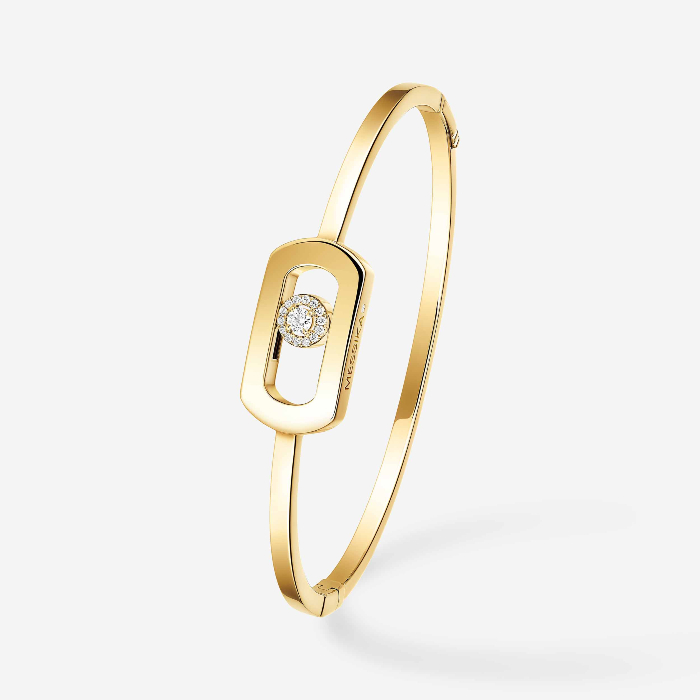 Bracelet For Her Yellow Gold Diamond سوار So Move صلب 13757-YG