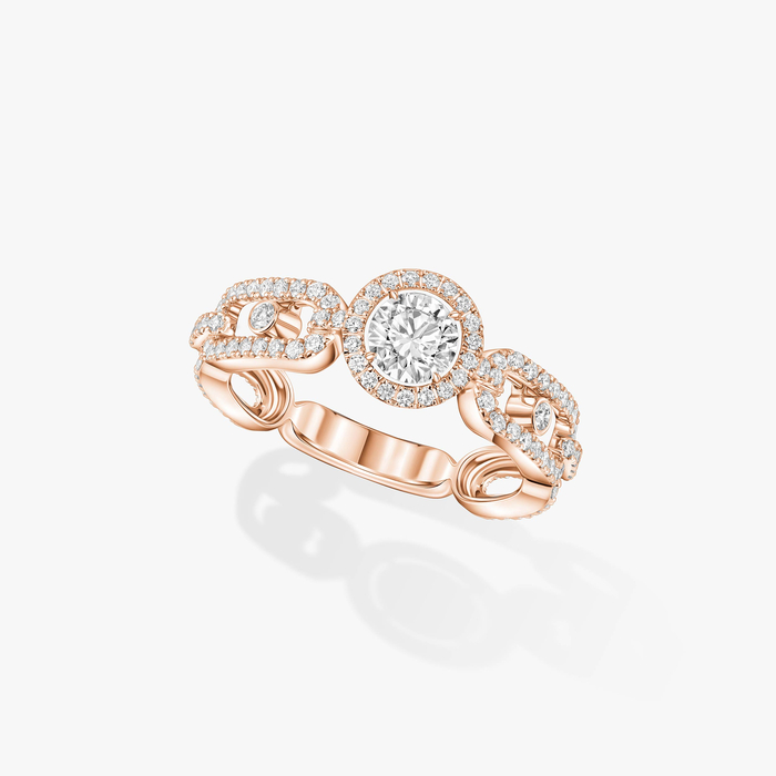 Move Link Solitär 0,30 kt Für sie Diamant Ring Roségold 13747-PG