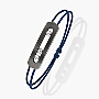 Move Titanium Graphite Armband mit Schnur Für Herren Diamant Armband Graphitfarbenes Titan 10829-TG