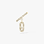 Move Uno einzelner Ohrclip Quaste mit Diamanten ausgefasst Für sie Diamant Ohrringe Gelbgold 11162-YG