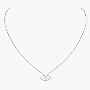 Collar Mujer Oro blanco Diamante Collar Lucky Eye 07524-WG