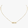 Baby Move Yellow Gold For Her Diamond Necklace 04323-YG