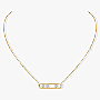 Move Yellow Gold For Her Diamond Necklace 03997-YG