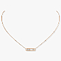 Baby Move Pink Gold For Her Diamond Necklace 04323-PG