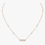 Joy Trilogy  Pink Gold For Her Diamond Necklace 07030-PG