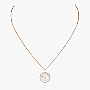 Collier Femme Or Rose Diamant Collier Lucky Move PM Nacre Blanche 11650-PG