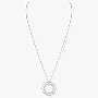 Necklace For Her White Gold Diamond Move Romane Long Diamond Pavé Necklace 11317-WG