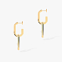 Earrings For Her Yellow Gold Diamond Move Link 12469-YG