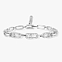 Bracelet For Her White Gold Diamond Move Link Multi 12187-WG