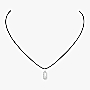 Necklace For Her White Gold Diamond Messika CARE(S) Pavé Necklace 12073-WG