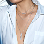 قلادة امرأة ذهب وردي الماس Joy XS 05370-PG