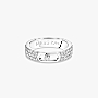 خاتم امرأة ذهب أبيض الماس خاتم الزواج المرصوف Move Joaillerie 13555-WG