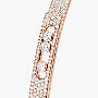 Bracelet For Her Pink Gold Diamond Move Noa SM Full Pavé Bangle 12721-PG