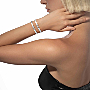 Bracelet Femme Or Blanc Diamant Bangle Move Noa PM Pavé 10093-WG