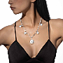 Collier Femme Or Blanc Diamond Lucky Move Charms 11728-WG