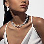 Collar Mujer Oro blanco Diamante So Move XL 13080-WG