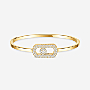 Bracelet For Her Yellow Gold Diamond Esclava So Move con Pavé 13428-YG